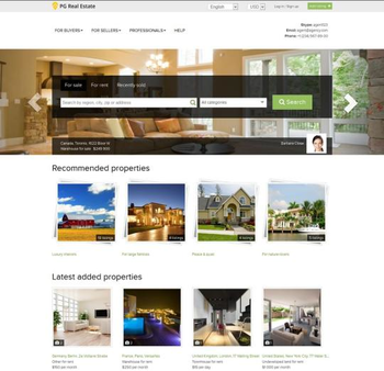 PG Real Estate Agency Site screenshot 2