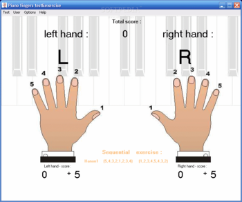 Piano fingers test and exercise screenshot 3