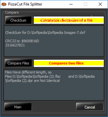 PizzaCut File Splitter screenshot 4