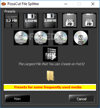 PizzaCut File Splitter screenshot 5