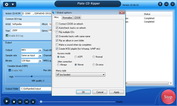 Plato CD Ripper screenshot 2