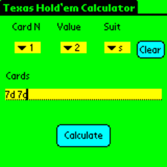 Poker Odds Calculator for Windows screenshot