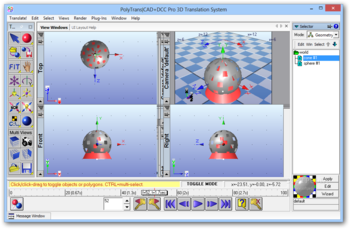 PolyTrans|CAD+DCC Pro 3D Translation System screenshot
