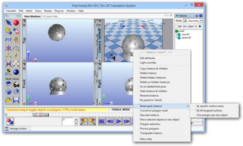 PolyTrans|CAD+DCC Pro 3D Translation System screenshot 2