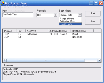 Port Scanner ActiveX Control screenshot 2