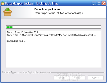 Portable Apps Backup screenshot 2