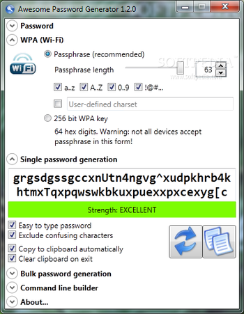 Portable Awesome Password Generator screenshot 2