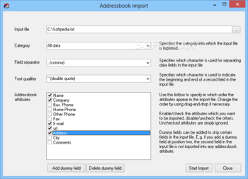 Portable Custom Addressbook screenshot 6