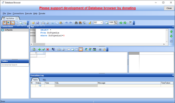Portable Database Browser screenshot