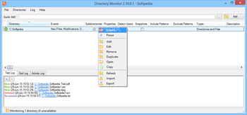 Portable Directory Monitor screenshot