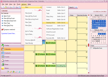 Portable Efficient Lady's Organizer Free screenshot 11