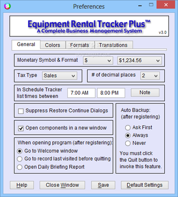 Portable Equipment Rental Tracker Plus screenshot 7