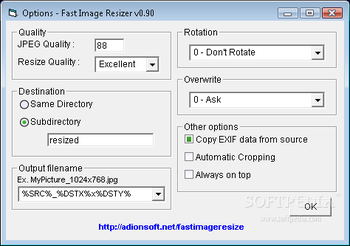 Portable Fast Image Resizer screenshot 2