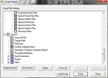 Portable Folder Synchronize Script Editor screenshot 4