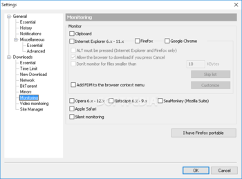 Portable Free Download Manager screenshot 18