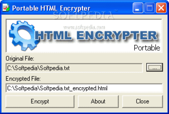 Portable HTML Encrypter screenshot