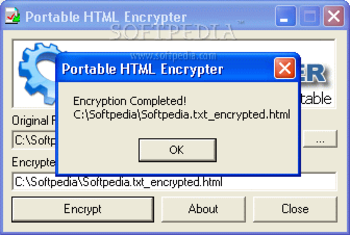Portable HTML Encrypter screenshot 2