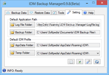 Portable IDM Backup Manager screenshot 4