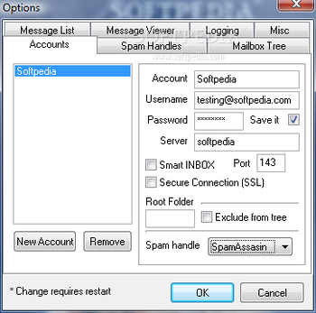 Portable IMAPSize screenshot 2