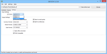 Portable QIF2CSV screenshot 2
