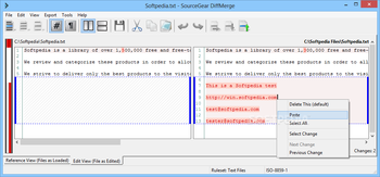 Portable SourceGear DiffMerge screenshot 2