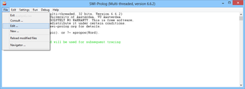 Portable SWI-Prolog screenshot 2