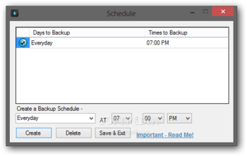 Portable Synei Backup Manager screenshot 7