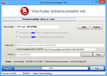 Portable Youtube Downloader HD screenshot