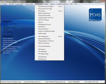 Post Office Agent Software screenshot 4
