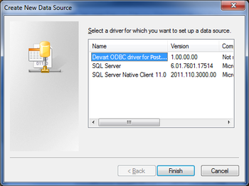 PostgreSQL ODBC driver (32/64 bit) screenshot 2