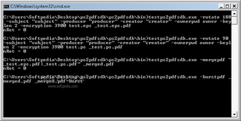 Postscript to PDF Converter SDK Developer License screenshot 2