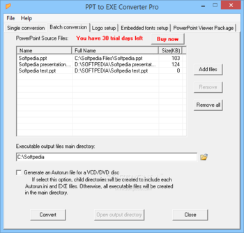 PPT to EXE Converter Pro screenshot 2