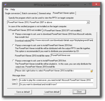 PPTX to Screensaver Converter screenshot 4