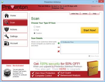 Preventon Antivirus Premium screenshot 2