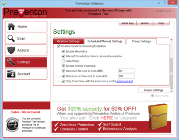 Preventon Antivirus Premium screenshot 8
