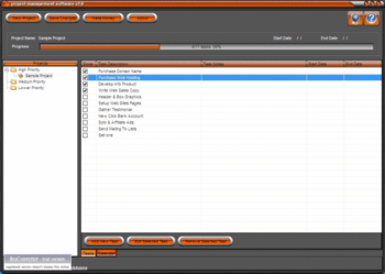 Project Management Software screenshot