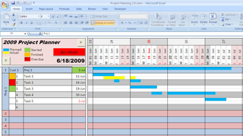 Project Planner 2010 screenshot