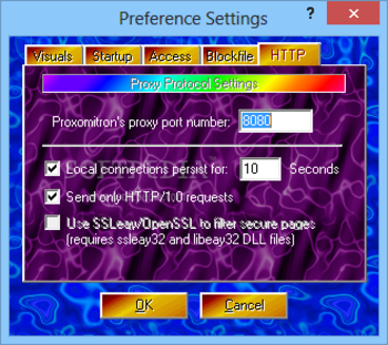 Proxomitron screenshot 10