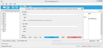 PSA File Organizer screenshot 3