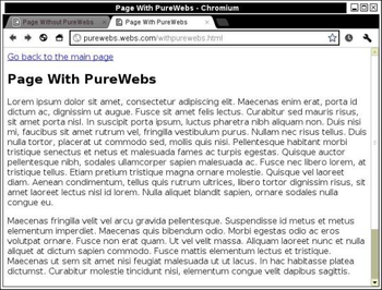 PureWebs screenshot
