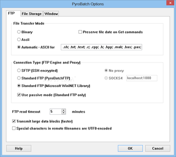 PyroBatchFTP screenshot 5