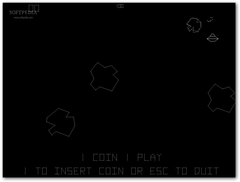 QB64 Asteroids! screenshot