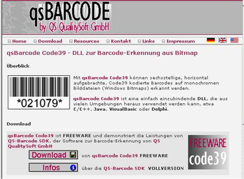 qs Barcode Code39 Reading screenshot 2