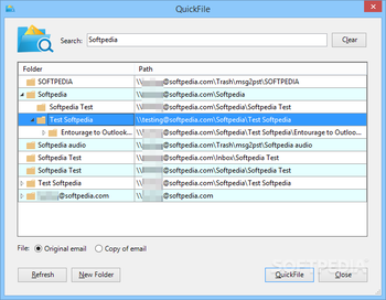 Quickfile for Outlook screenshot 3