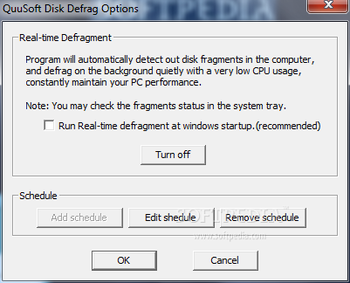 QuuSoft Disk Defrag screenshot 3
