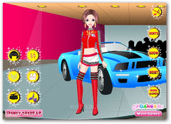 Racer Girl Dressup screenshot 3