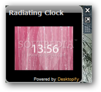 Radiating Clock screenshot