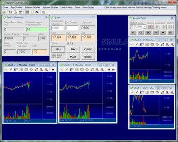 RapidSP Trading Simulator screenshot
