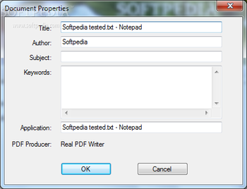 Real PDF Writer screenshot 2