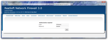 ReaSoft Network Firewall screenshot